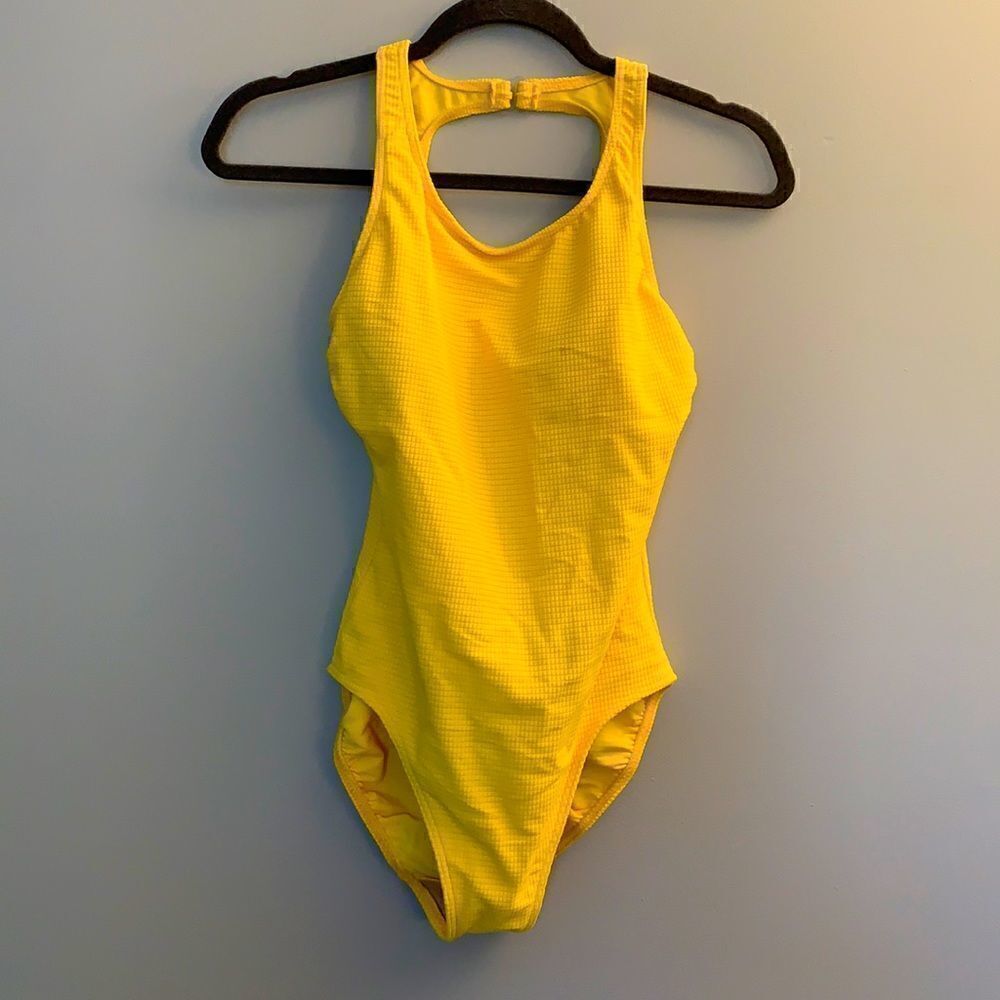 Vintage Yellow 1 Piece Suit (NWOT)